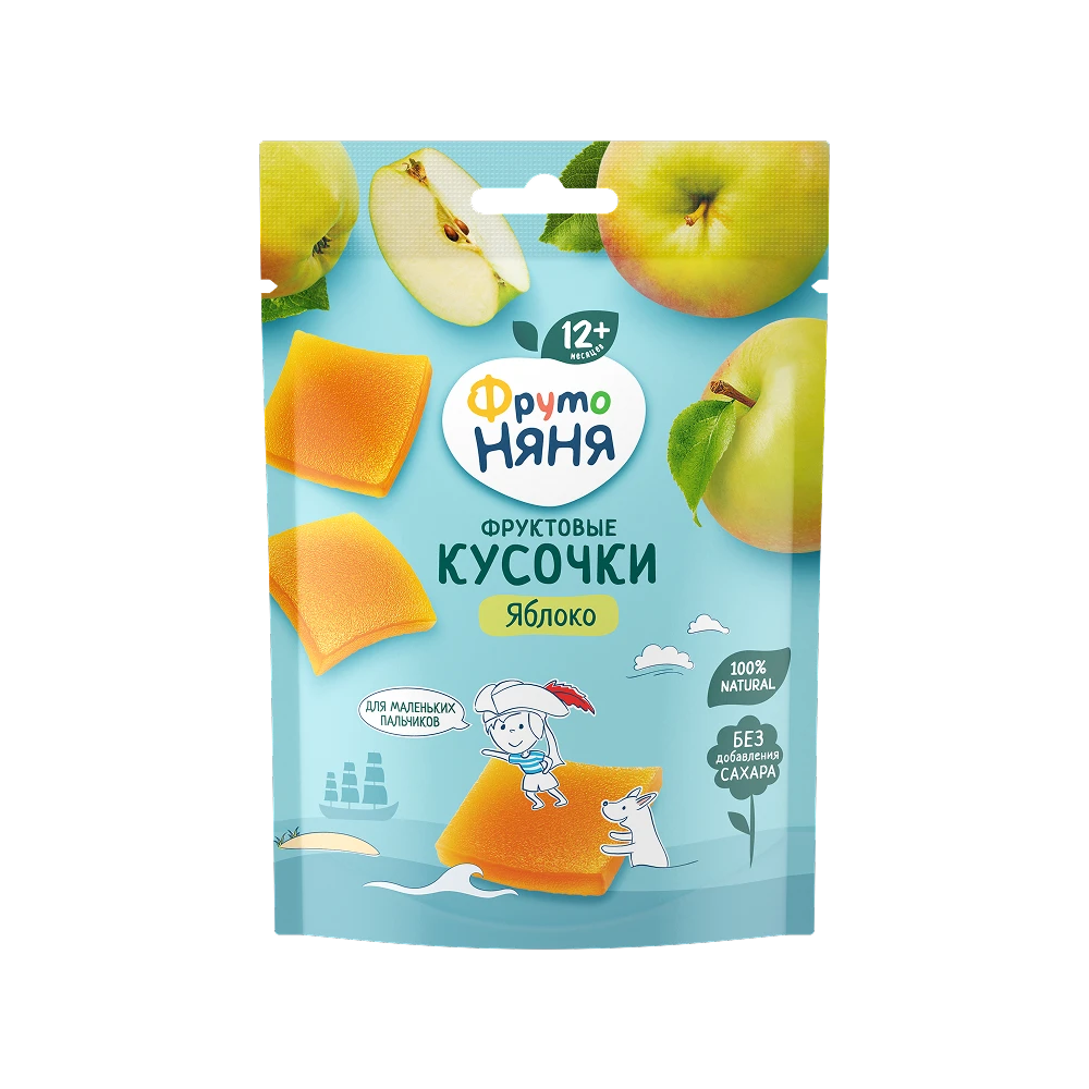 «ФрутоНяня» фруктовые кусочки из яблока