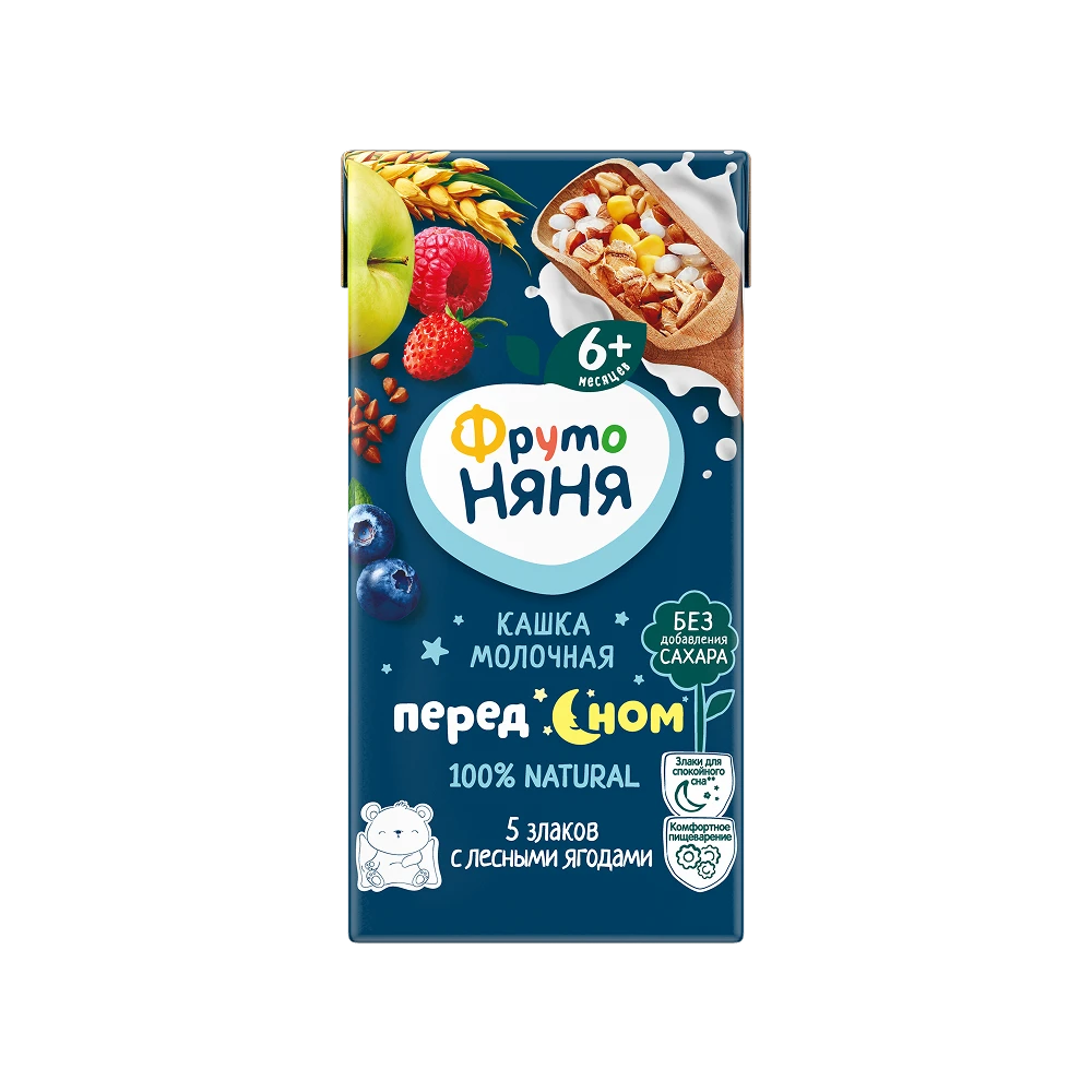 Cháo sữa lỏng "Trước giờ ngủ" ngũ cốc sữa vị quả mọng rừng